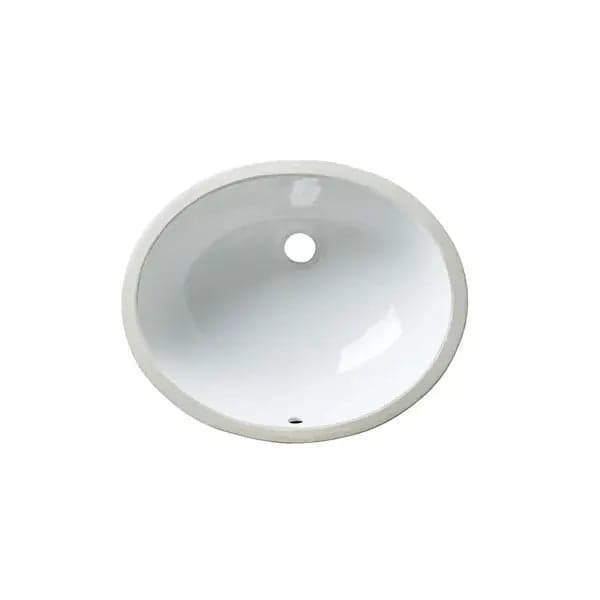 19″ Oval Undermount Vanity Sink — model 1714