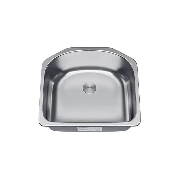 23″ D-Shaped Undermount Single Bowl Kitchen Sink — model 2321