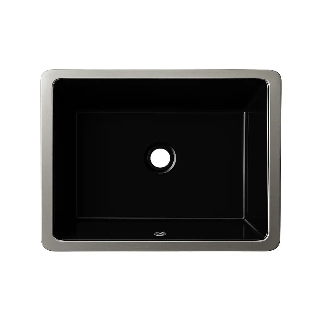 20″ Rectangular Undermount Vanity Sink — model BLK1713