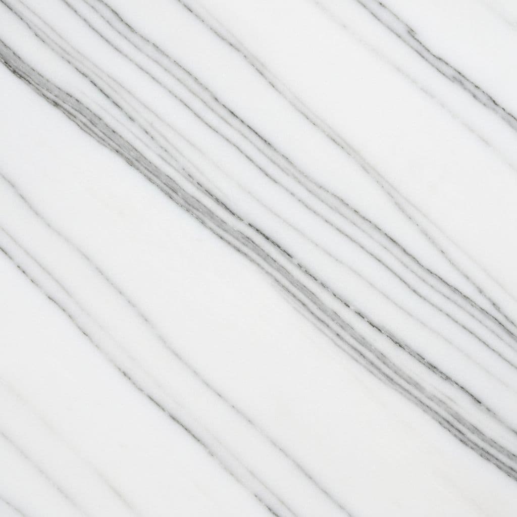 Bianco Carrara marble slab detail with soft gray veining